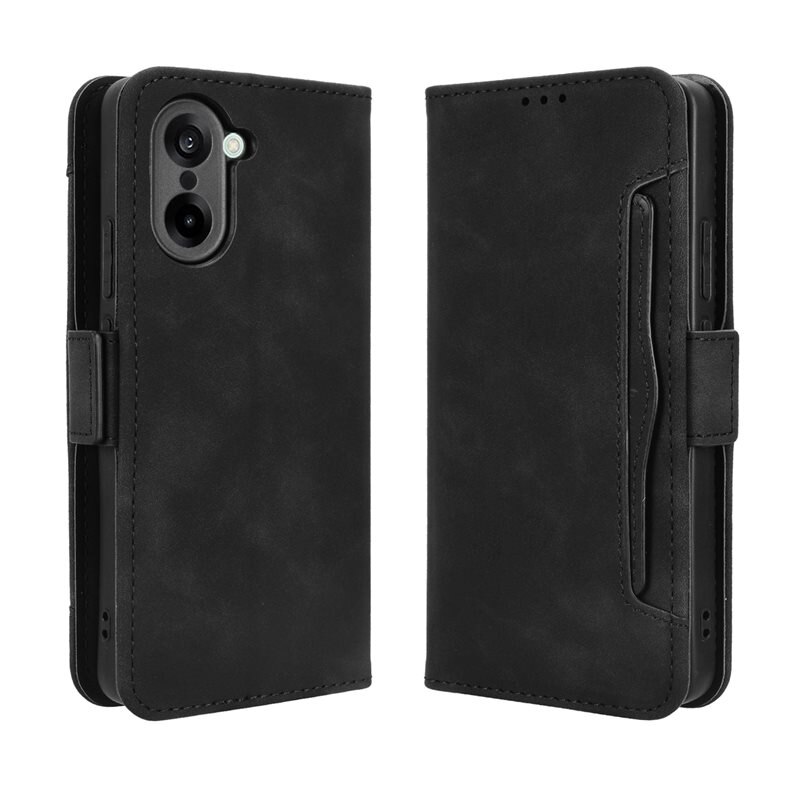 Multi Plånboksfodral OnePlus Nord CE5 svart - Mobilfodral - Kortfack och sedelficka