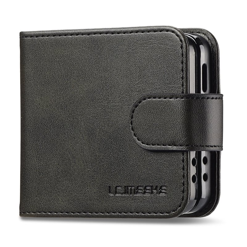 LC.IMEEKE Plånboksfodral Samsung Galaxy Z Flip 7 Svart