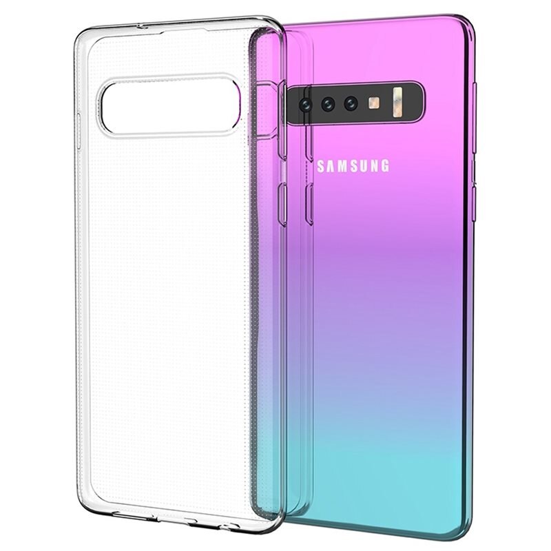 tectTech TPU Skal Samsung Galaxy S10 Genomskinlig - Prisvärt mobilskal av hög kvalitet