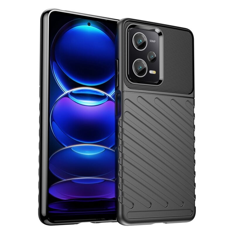 Thunder TPU Skal Xiaomi Redmi Note 12 Pro 5G svart - Mobilskal