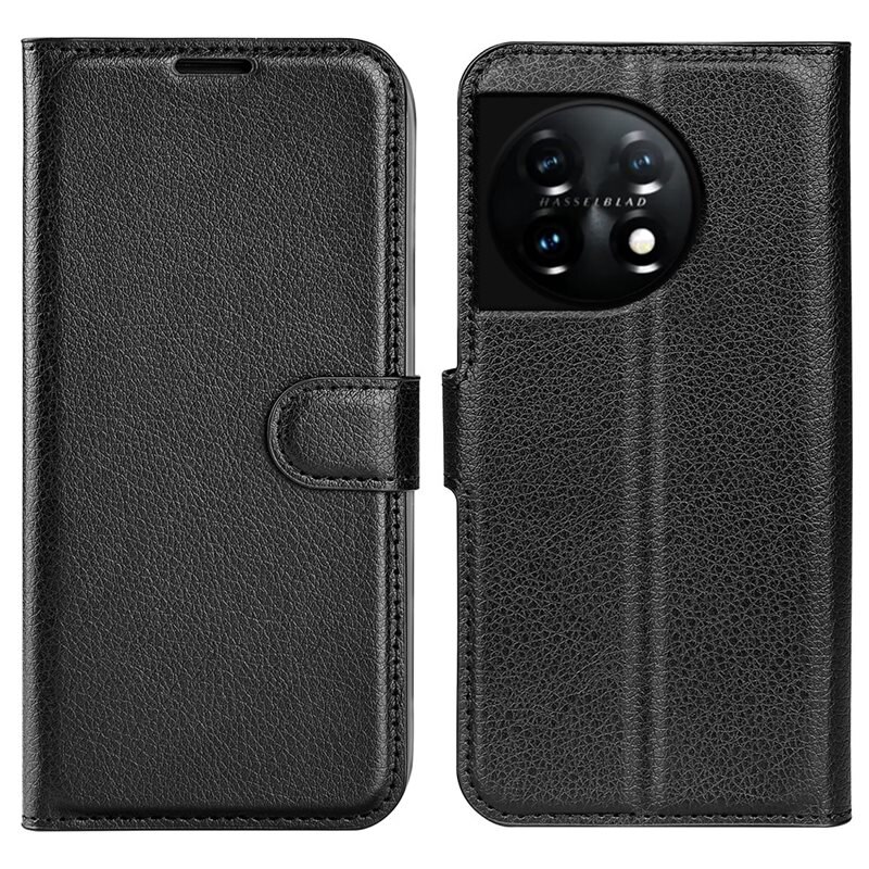 Mobilfodral OnePlus 11 Svart - Praktiskt plånboksfodral med plats för sedlar och kort
