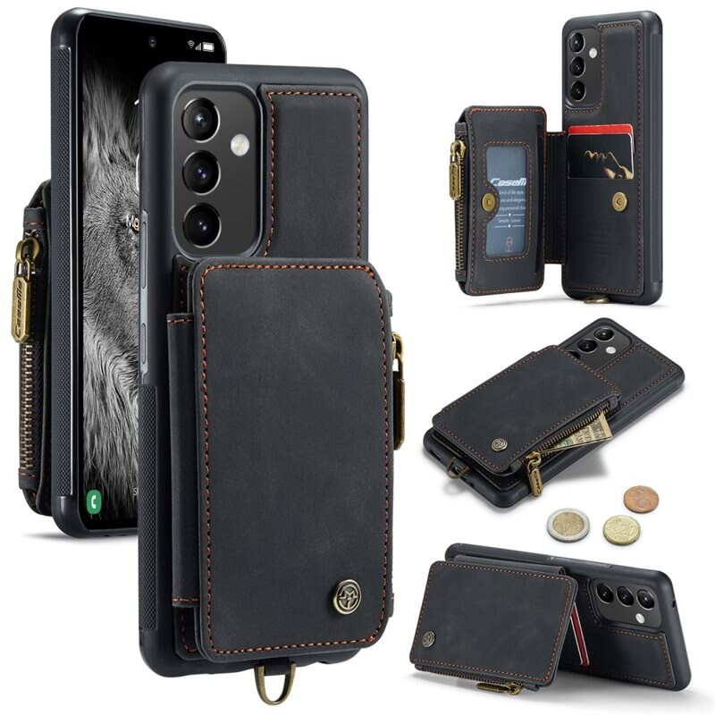 CaseMe Multi-slot Skal RFID-skydd Samsung Galaxy A54 svart