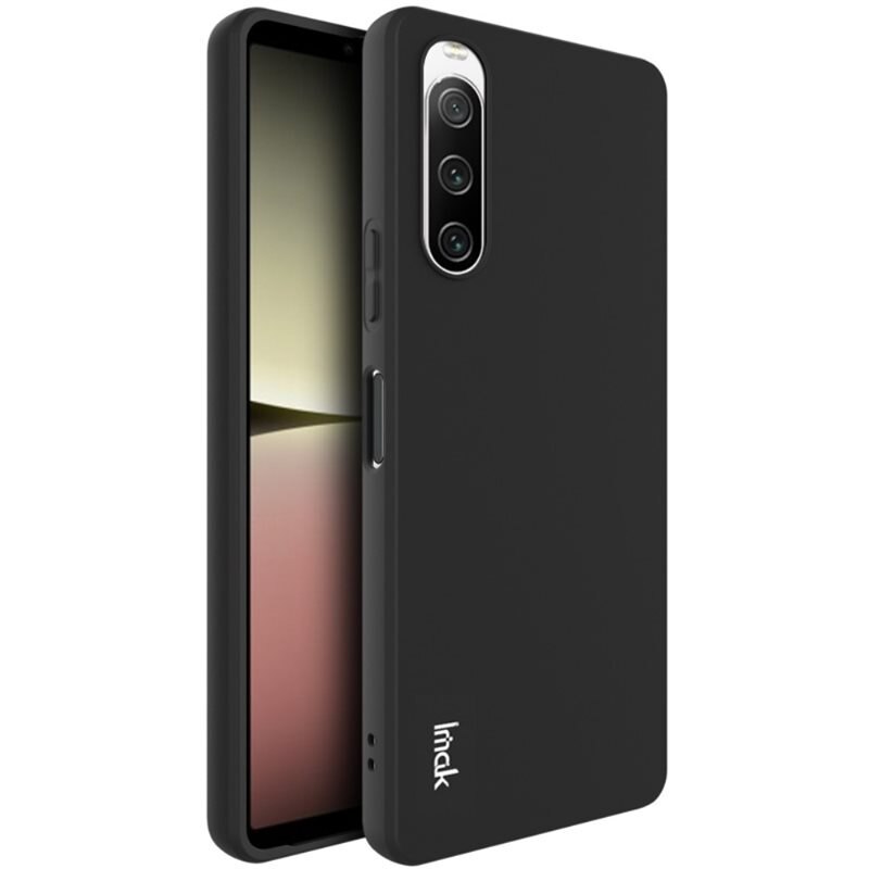 Imak Frosted TPU Skal Sony Xperia 10 V Svart - Mobilskal