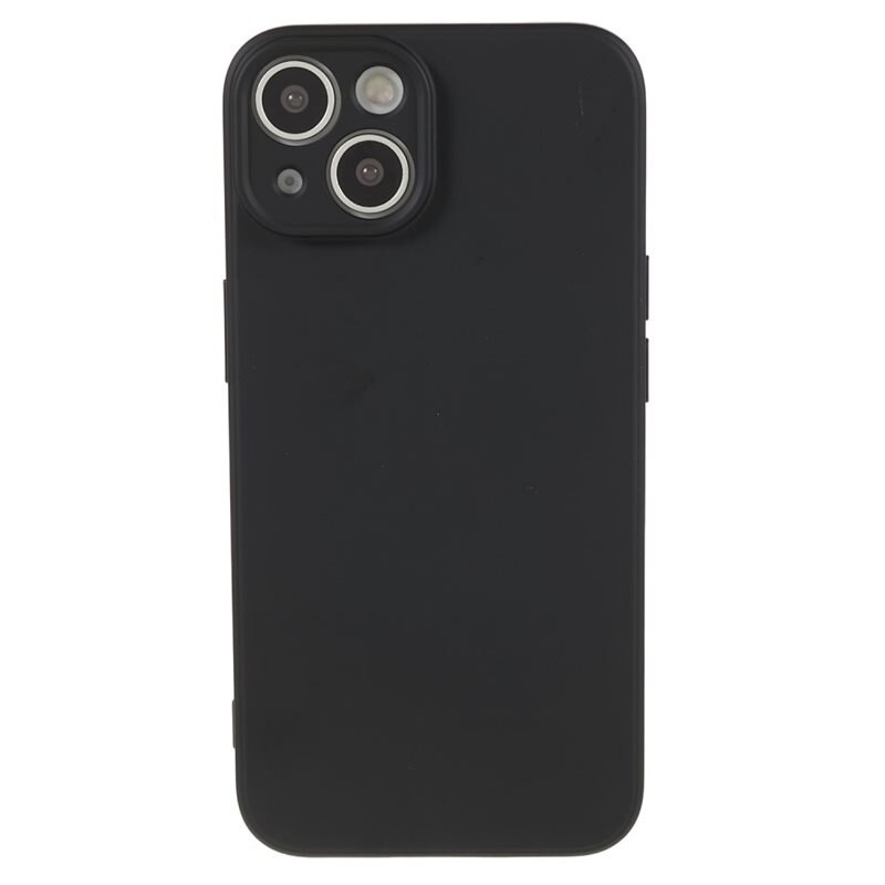 Stöttåligt Skal TPU iPhone 14 Svart - Snyggt skal med skydd för linserna