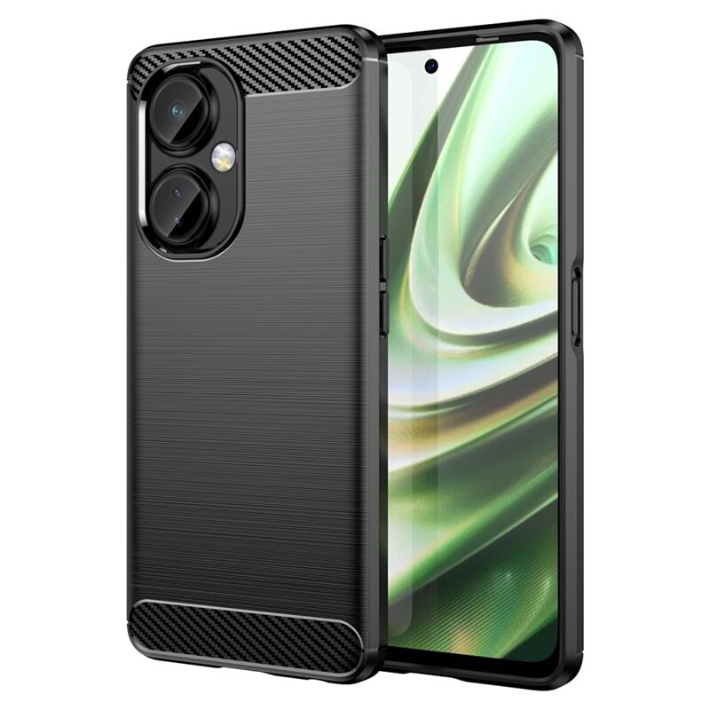 tectTech OnePlus Nord CE 3 Lite Skal TPU Brushed Svart - Mobilskal i snygg design