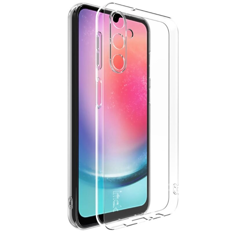 Imak TPU Skal Samsung Galaxy A24 Genomskinlig - Snyggt mobilskal - Skyddar din mobil från skador och slitage
