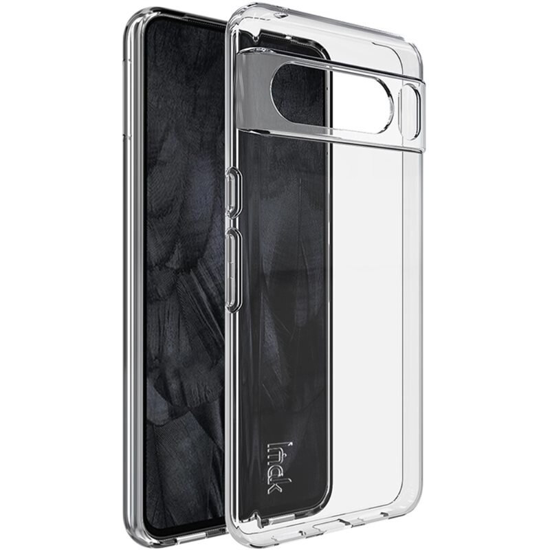 Imak TPU Case Google Pixel 8 Pro Genomskinlig - Snyggt mobilskal - Skyddar din mobil från skador och slitage