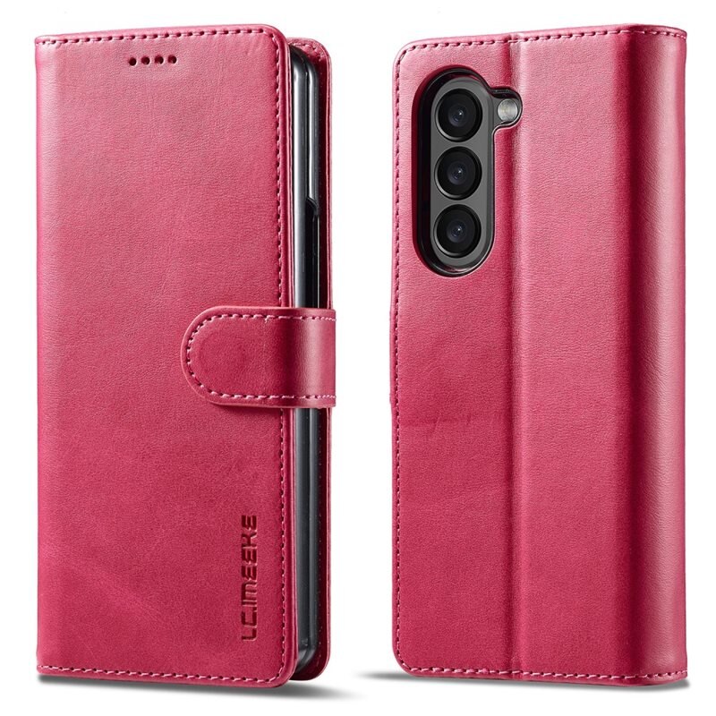 LC.IMEEKE Plånboksfodral Samsung Galaxy Z Fold 5 rosa