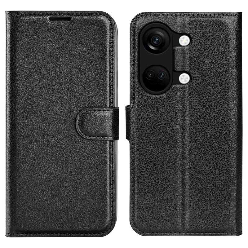 Mobilfodral OnePlus Nord 3 Svart - Praktiskt plånboksfodral med plats för sedlar och kort