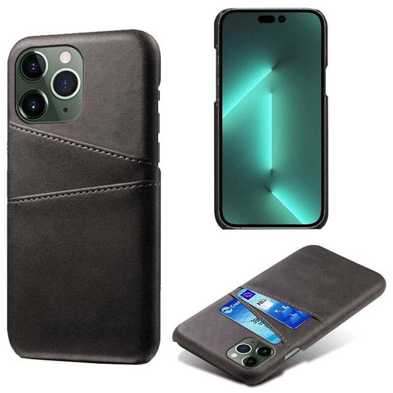 tectTech Card Slots Case iPhone 16 Pro Svart - Mobilskal med korthållare