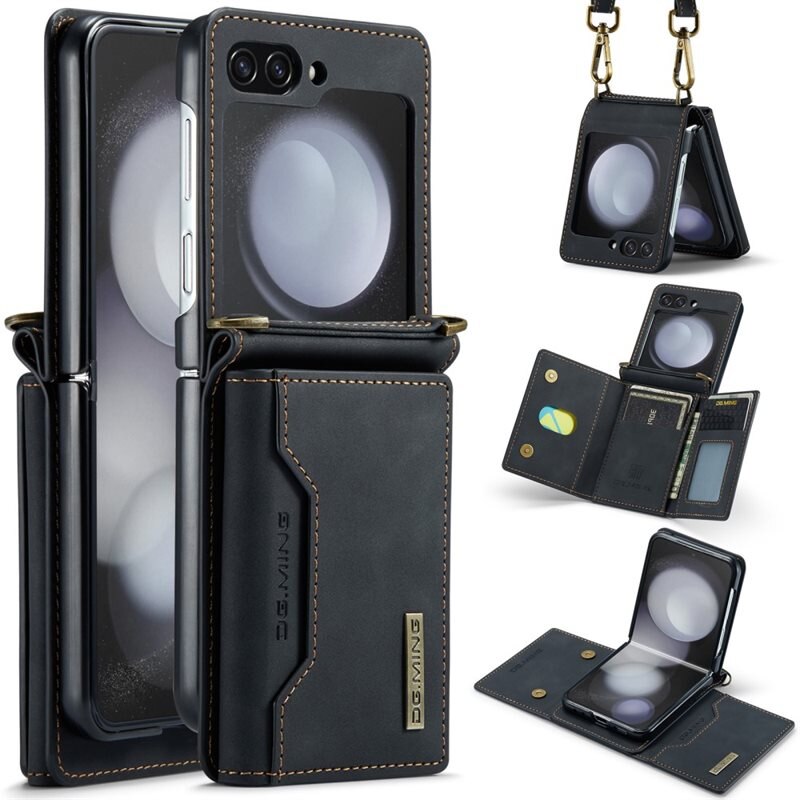 DG.MING Card Slot Case Samsung Galaxy Z Flip 6 Black
