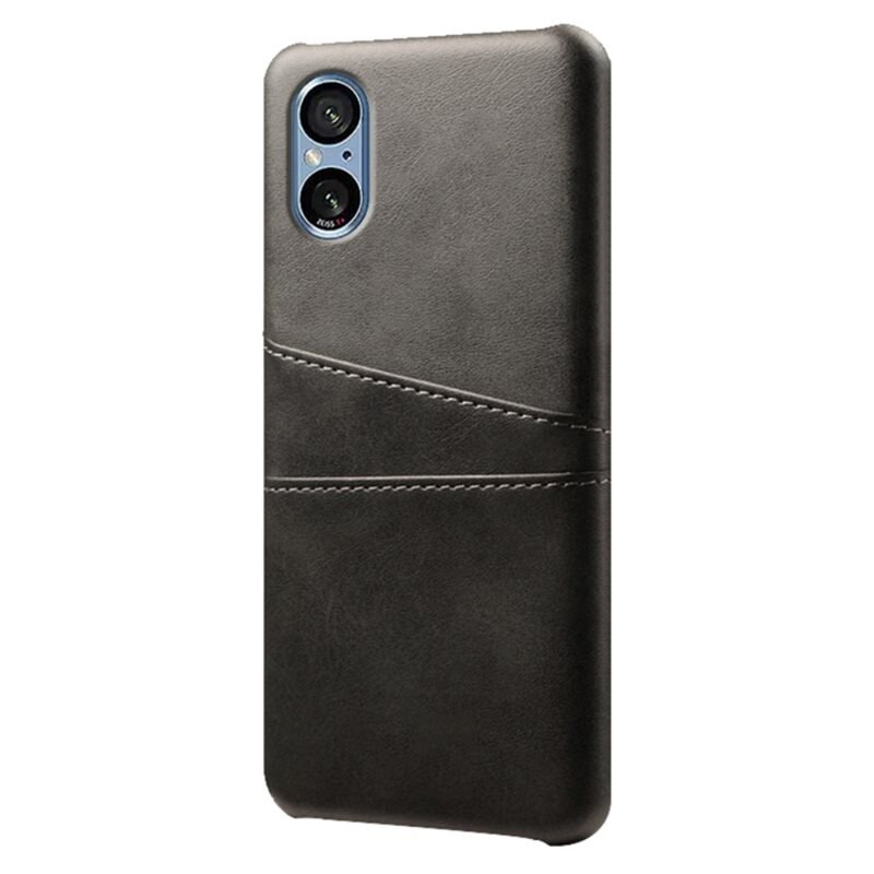 tectTech Card Slots Case Sony Xperia 5 V Svart - Mobilskal med korthållare