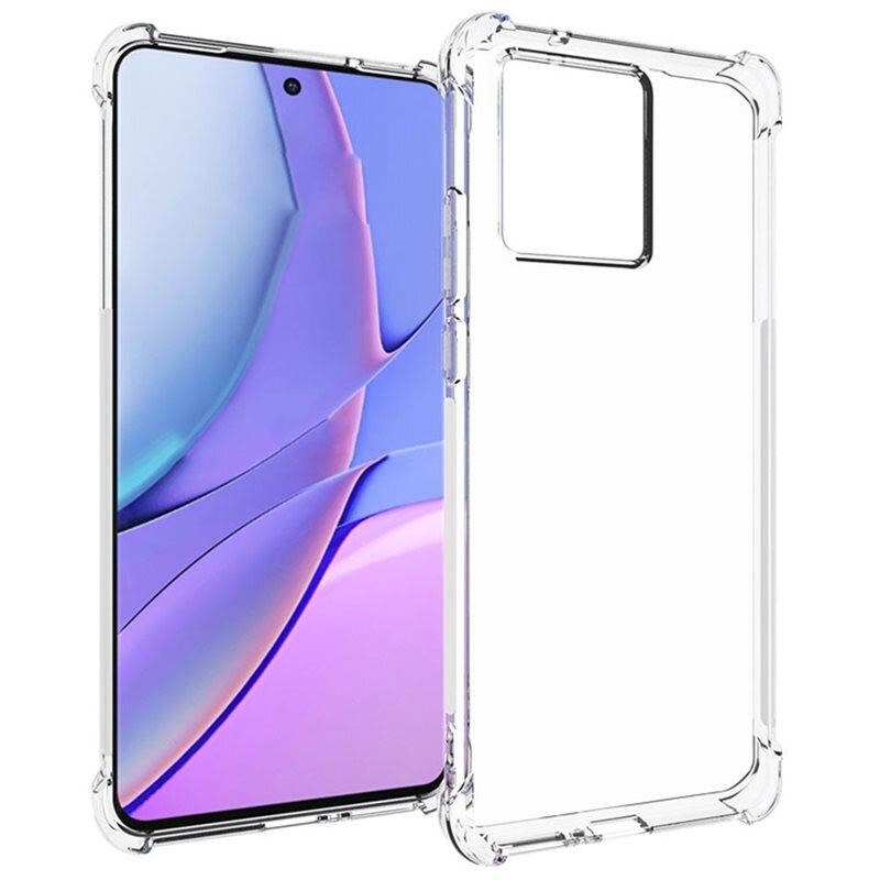 tectTech TPU Case Extra Motorola Edge 40 Neo Clear - Mobilskal med tåligt kantskydd