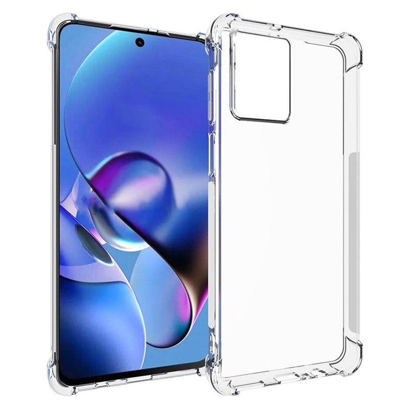 tectTech TPU Case Extra Motorola Moto G54 Clear - Mobilskal med tåligt kantskydd