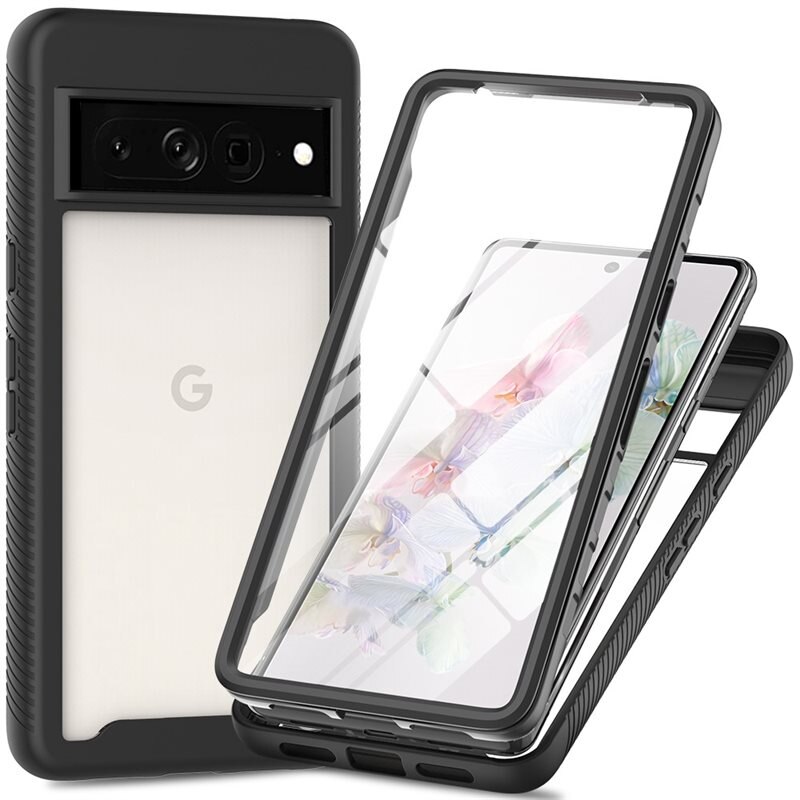 Full Protection Case Google Pixel 10 Pro Svart - Heltäckande skal med integrerat skärmskydd