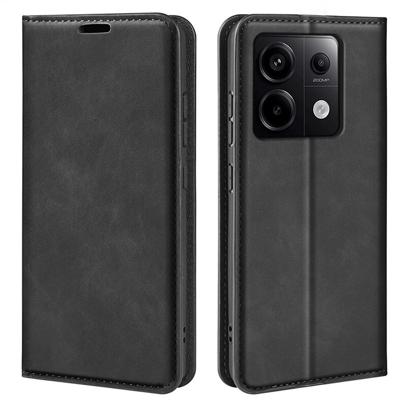 Xiaomi Redmi Note 13 Pro Slim Mobilfodral Svart - Plånboksfodral i slimmad design
