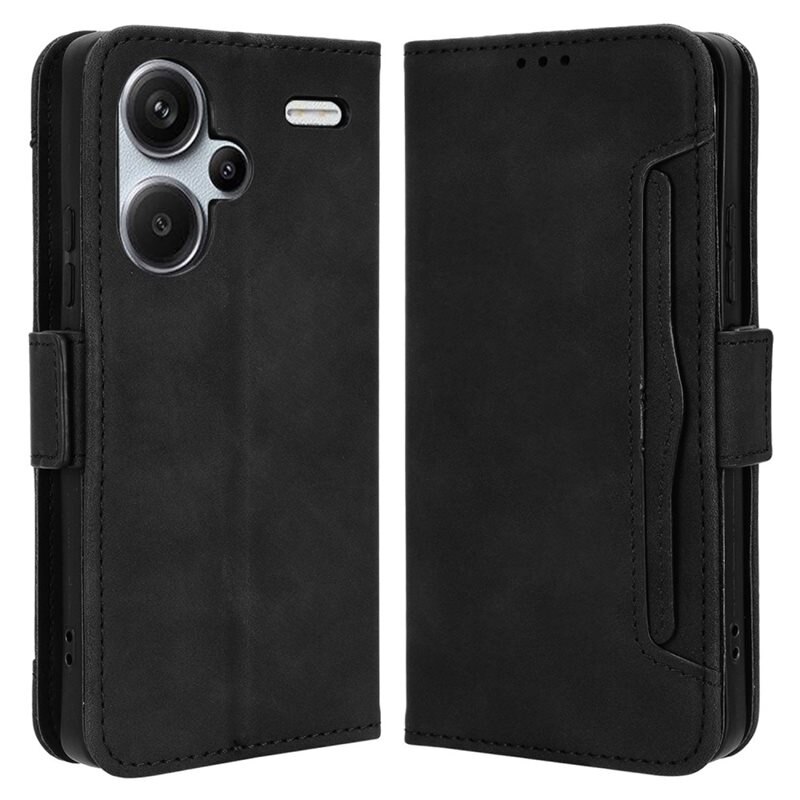 Multi Plånboksfodral Xiaomi Redmi Note 13 Pro Plus svart - Mobilfodral - Kortfack och sedelficka