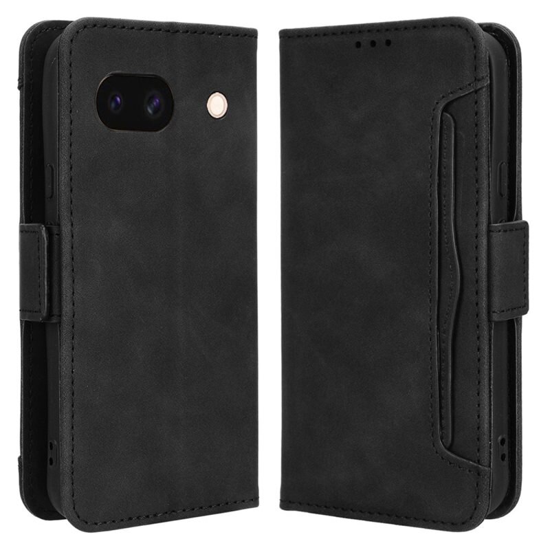 Multi Plånboksfodral Google Pixel 8a svart - Mobilfodral - Kortfack och sedelficka