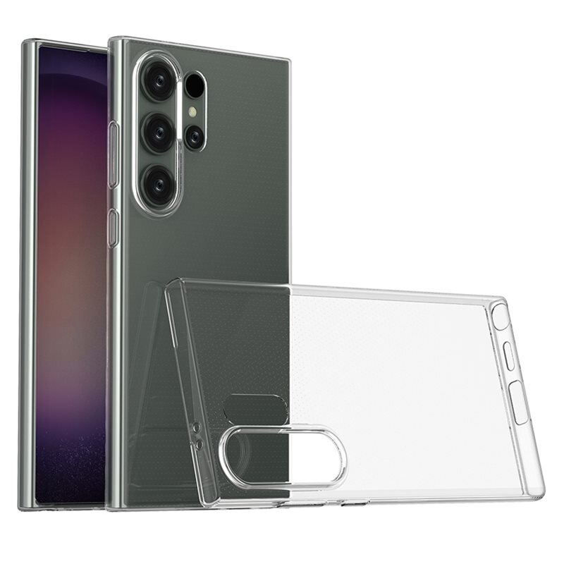 tectTech TPU Case Samsung Galaxy S24 Ultra Genomskinlig - Prisvärt mobilskal av hög kvalitet