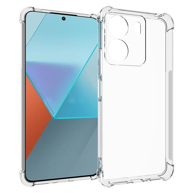 tectTech TPU Case Extra Xiaomi Redmi 13C Clear - Mobilskal med tåligt kantskydd