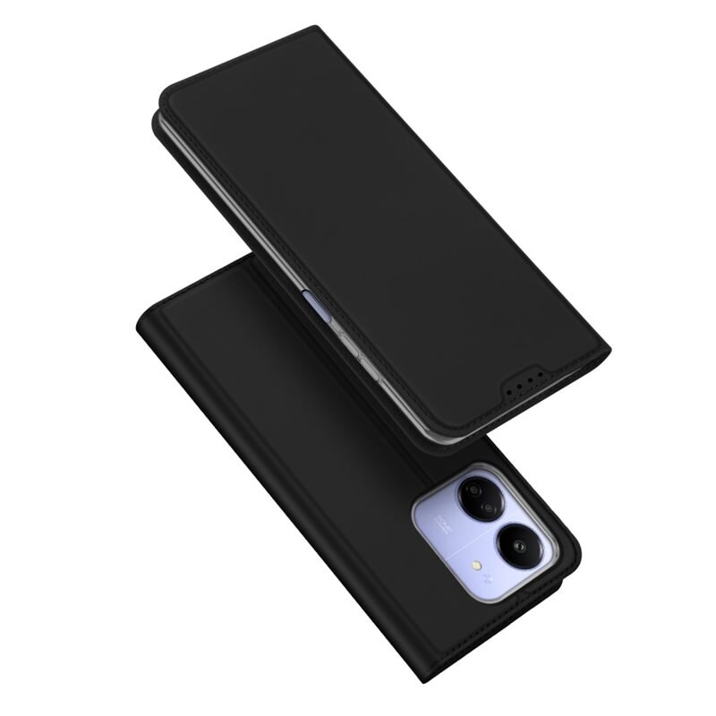 Dux Ducis Skin Pro Series Xiaomi Redmi 13C - Svart - Tunt mobilfodral med korthållare
