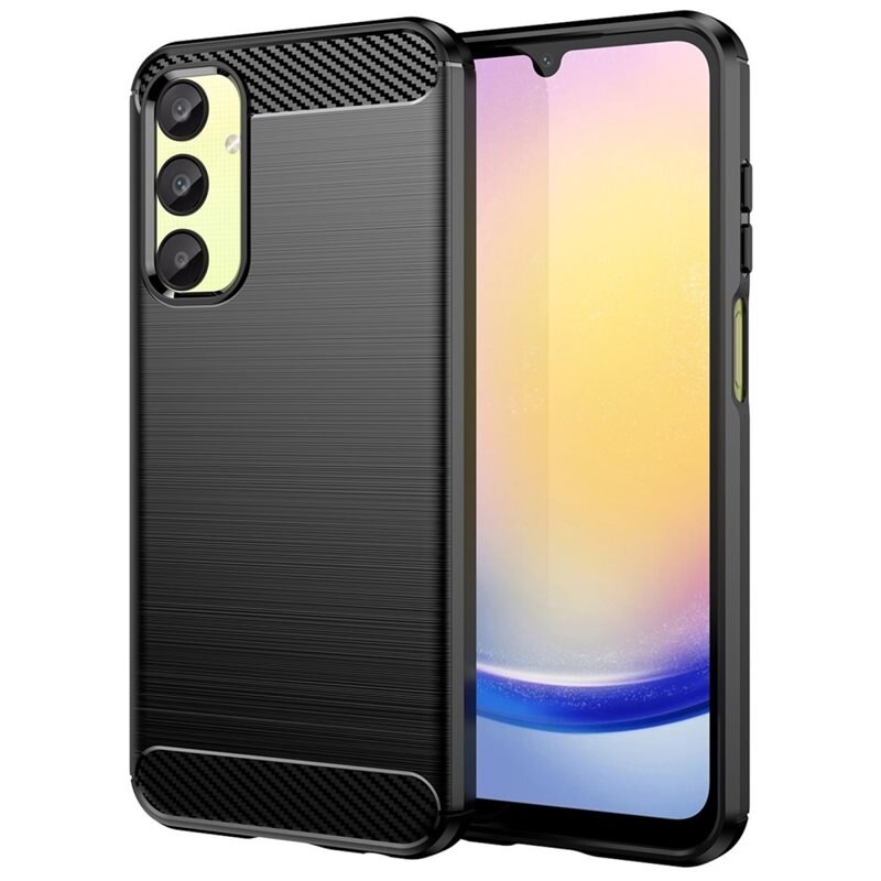 tectTech Samsung Galaxy A25 Skal TPU Brushed Svart - Mobilskal i snygg design