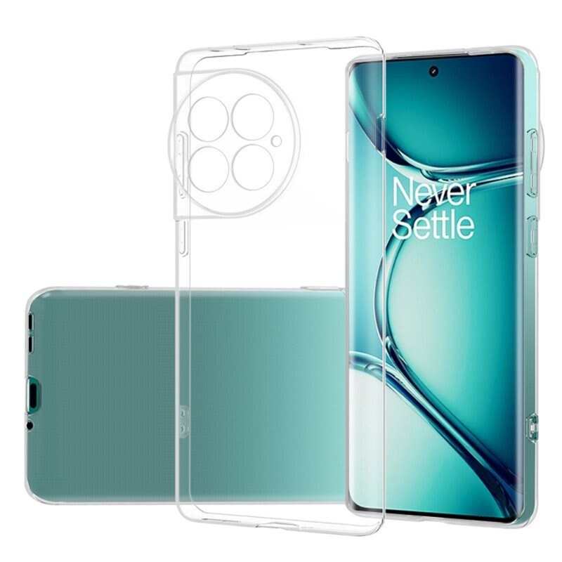 tectTech TPU Case OnePlus 12 Genomskinlig - Prisvärt mobilskal av hög kvalitet