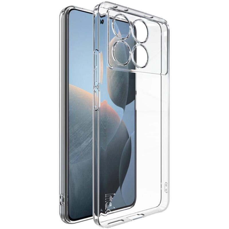 Imak TPU Case Xiaomi Poco X6 Pro Genomskinlig - Snyggt mobilskal - Skyddar din mobil från skador och slitage