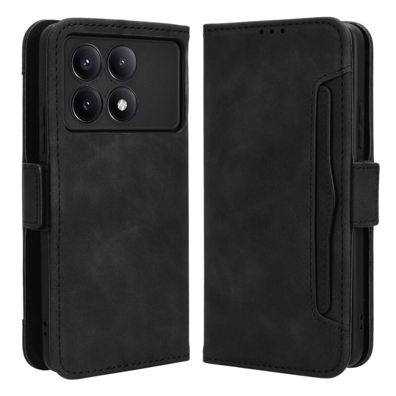 Multi Plånboksfodral Xiaomi Poco X6 Pro svart - Mobilfodral - Kortfack och sedelficka