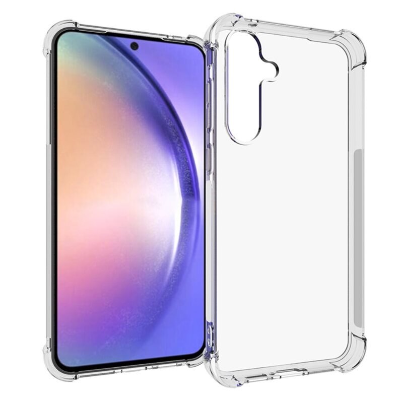 tectTech TPU Case Extra Samsung Galaxy A55 Clear - Mobilskal med tåligt kantskydd
