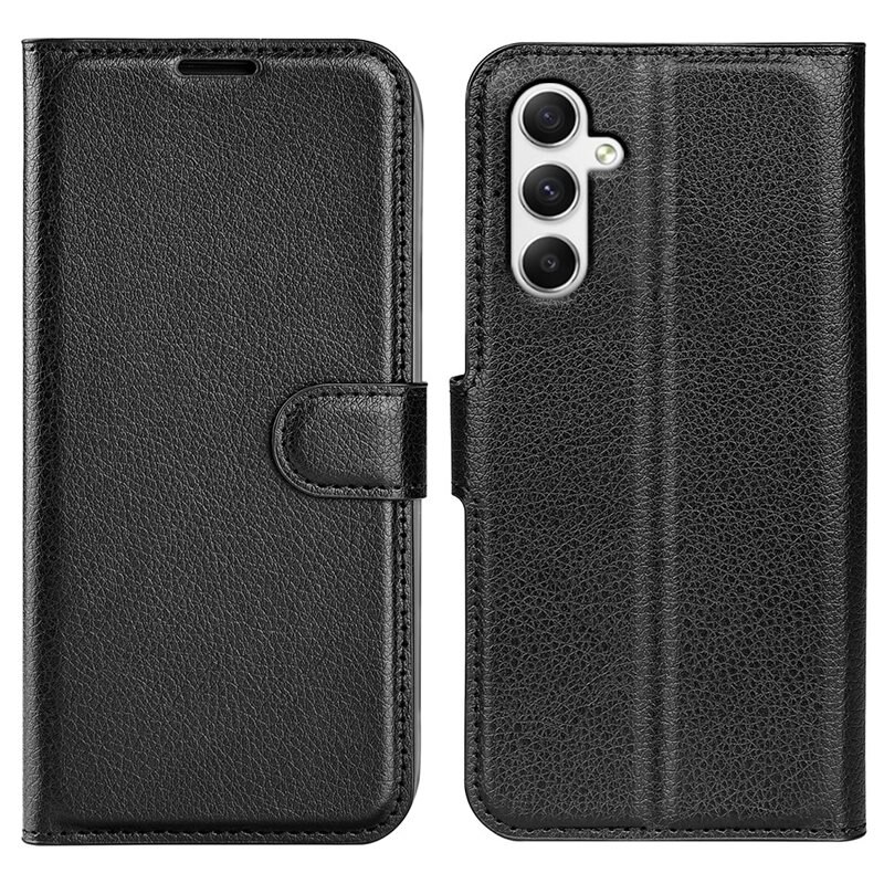 Mobilfodral Samsung Galaxy A35 Svart - Praktiskt plånboksfodral med plats för sedlar och kort