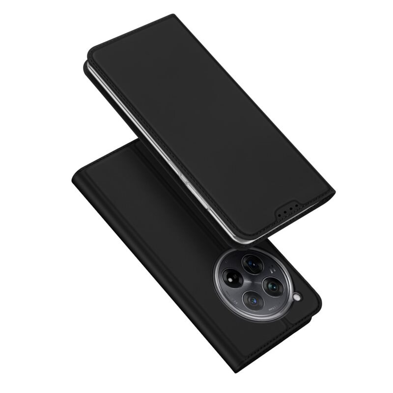 Dux Ducis Skin Pro Series OnePlus 12 - Svart - Tunt mobilfodral med korthållare