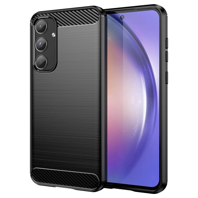 tectTech Samsung Galaxy A55 Skal TPU Brushed Svart - Mobilskal i snygg design