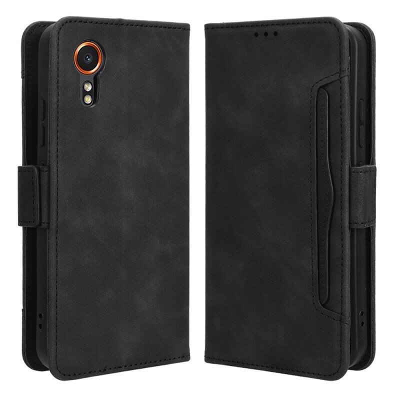 Multi Plånboksfodral Samsung Galaxy Xcover 7 svart - Mobilfodral - Kortfack och sedelficka
