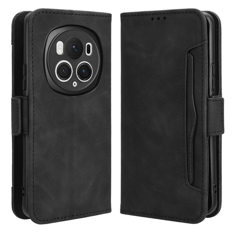 Multi Plånboksfodral Honor Magic6 Pro svart - Mobilfodral - Kortfack och sedelficka