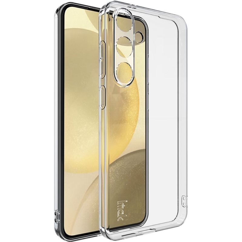 Imak TPU Case Samsung Galaxy S24 Plus Genomskinlig - Snyggt mobilskal - Skyddar din mobil från skador och slitage