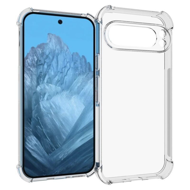 tectTech TPU Case Extra Google Pixel 9 Pro Clear - Mobilskal med tåligt kantskydd