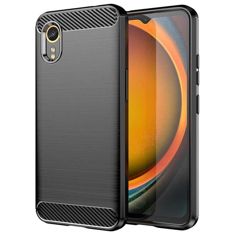 tectTech Samsung Galaxy Xcover 7 Skal TPU Brushed Svart - Mobilskal i snygg design