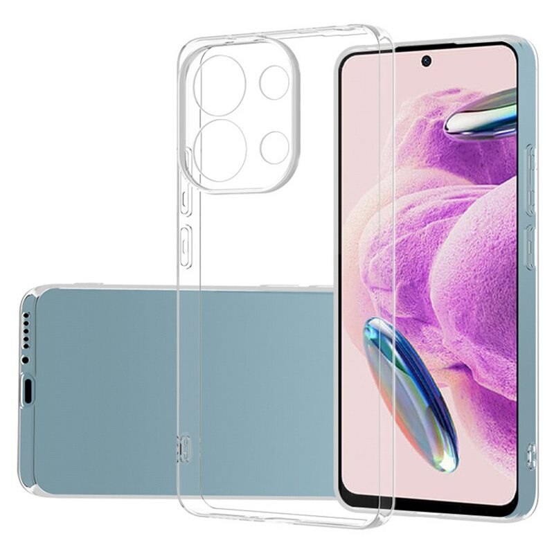 tectTech TPU Case Xiaomi Redmi Note 13 Pro 4G Genomskinlig - Prisvärt mobilskal av hög kvalitet