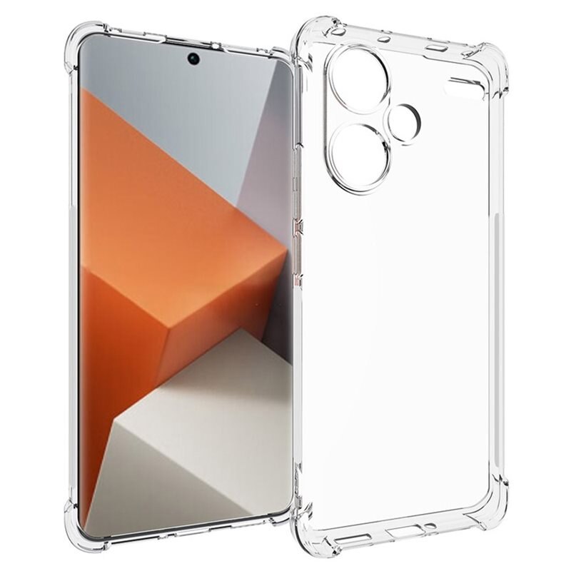 tectTech TPU Case Extra Xiaomi Redmi Note 13 Pro Plus Clear - Mobilskal med tåligt kantskydd