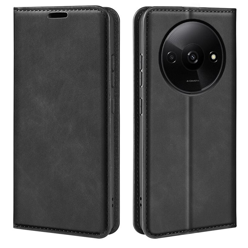 Xiaomi Redmi A3 Slim Mobilfodral Svart - Plånboksfodral i slimmad design