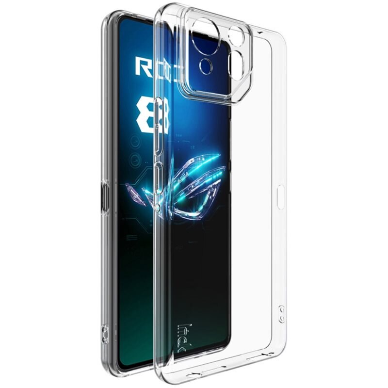 Imak TPU Case Asus ROG Phone 8 Genomskinlig - Snyggt mobilskal - Skyddar din mobil från skador och slitage