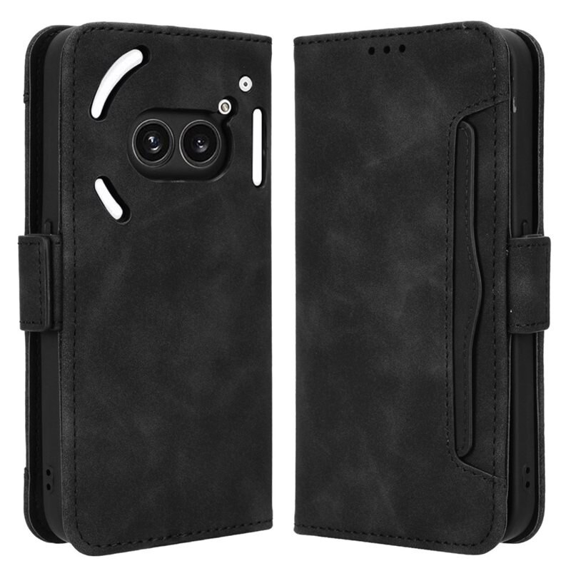 Multi Plånboksfodral Nothing Phone 2a svart - Mobilfodral - Kortfack och sedelficka
