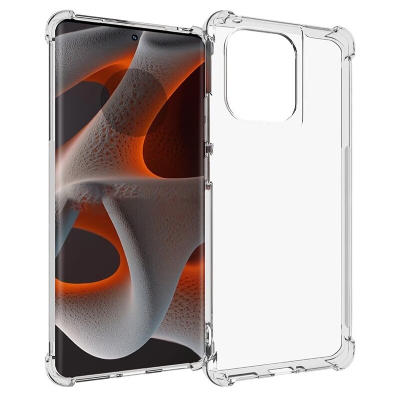 tectTech TPU Case Extra Motorola Edge 50 Clear - Mobilskal med tåligt kantskydd