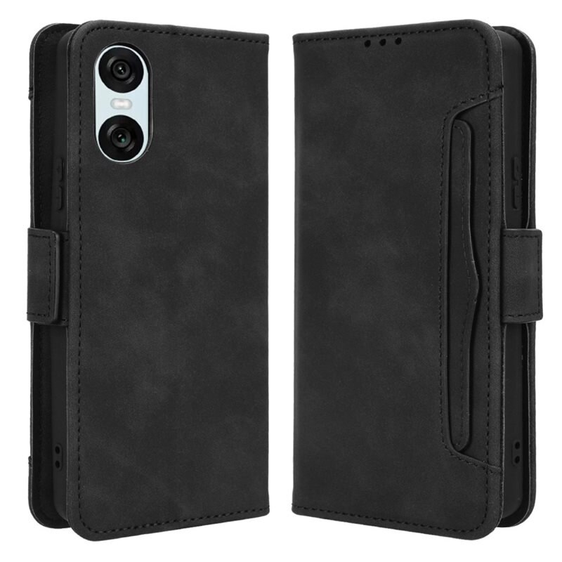 Multi Plånboksfodral Sony Xperia 10 VI svart - Mobilfodral - Kortfack och sedelficka