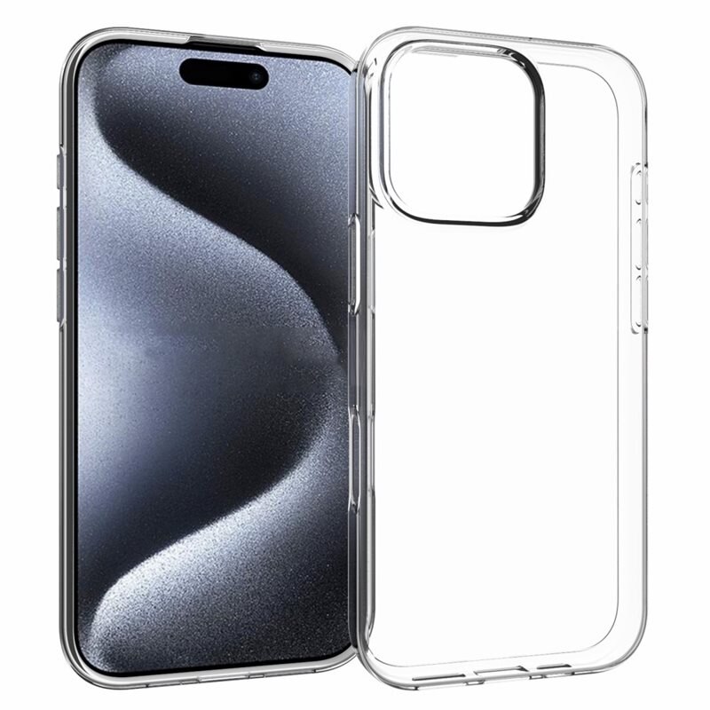 tectTech TPU Case iPhone 16 Pro Genomskinlig - Prisvärt mobilskal av hög kvalitet