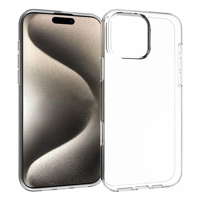 tectTech TPU Case iPhone 16 Pro Max Genomskinlig - Prisvärt mobilskal av hög kvalitet