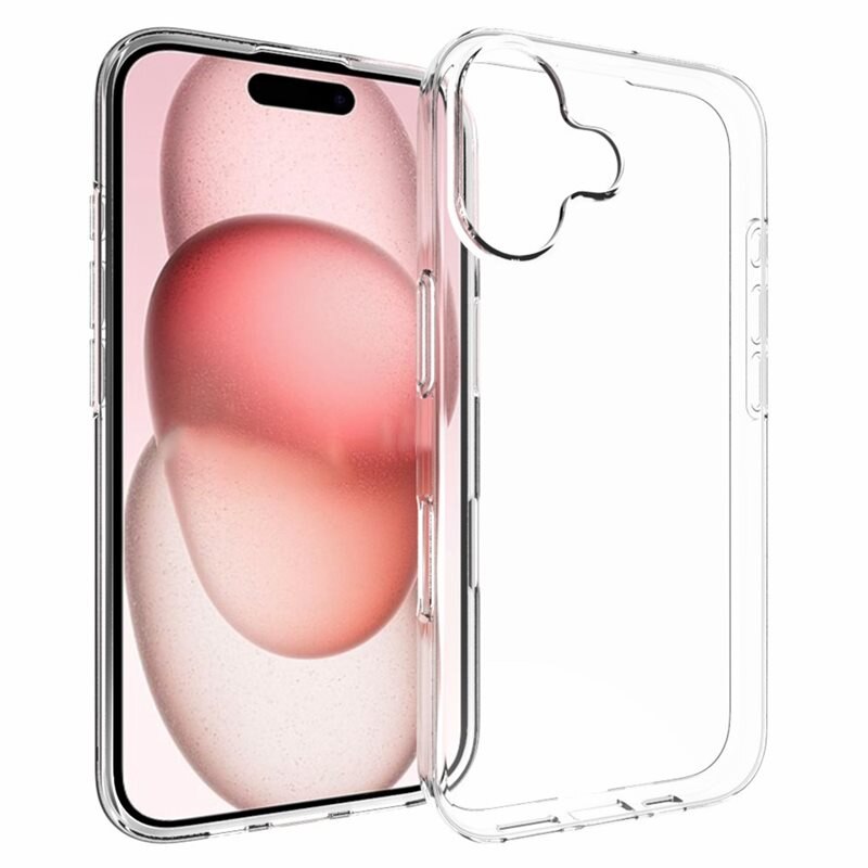 tectTech TPU Case iPhone 16 Genomskinlig - Prisvärt mobilskal av hög kvalitet