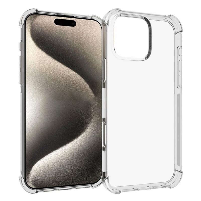 tectTech TPU Case Extra iPhone 16 Pro Max Clear - Mobilskal med tåligt kantskydd