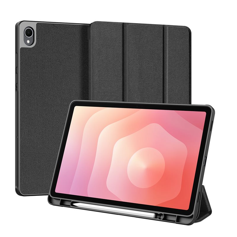 Dux Ducis Domo Tri-fold Case Samsung Galaxy Tab S11 - Black - Skyddande fodral